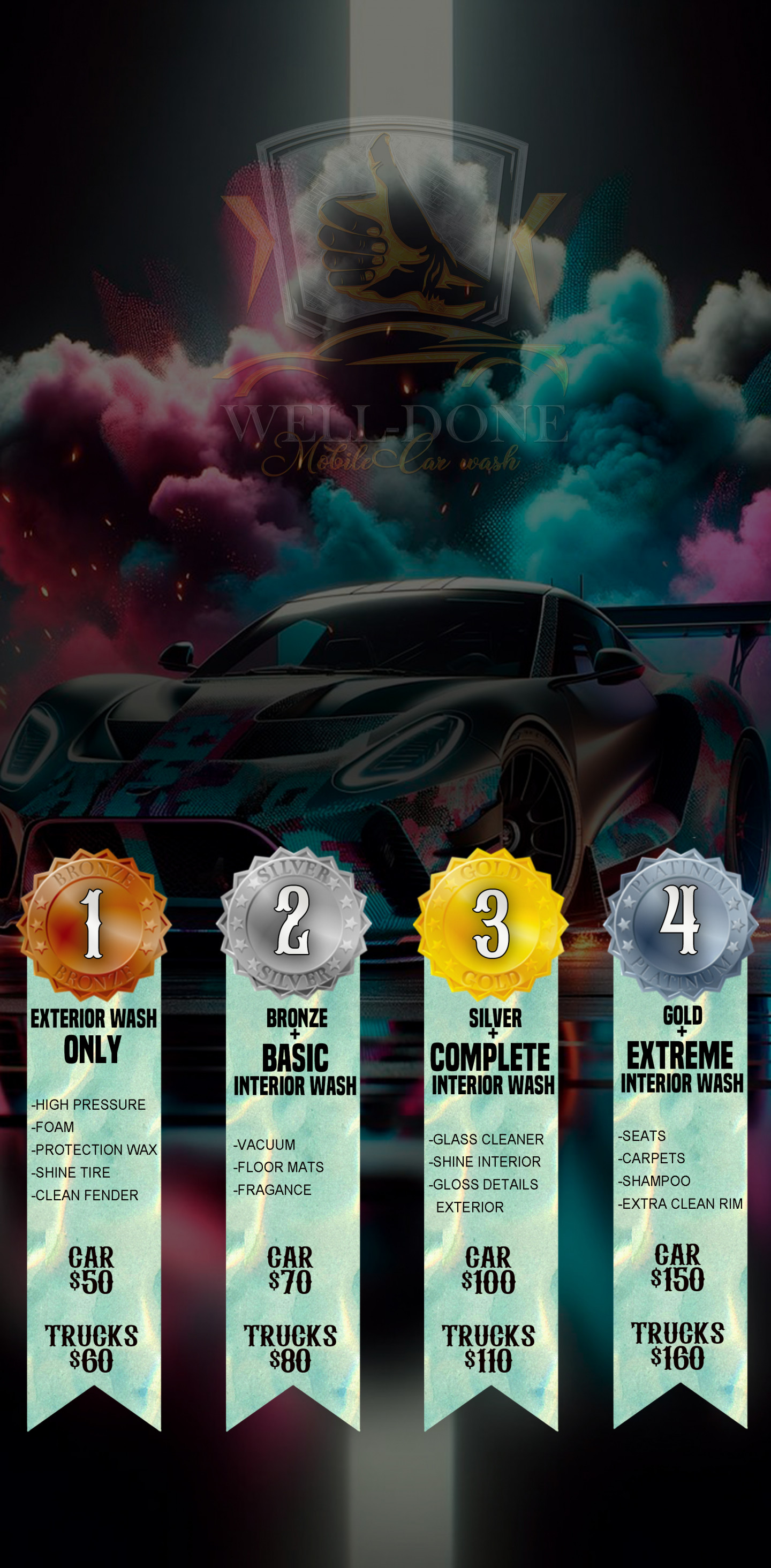 well done car wash mobile