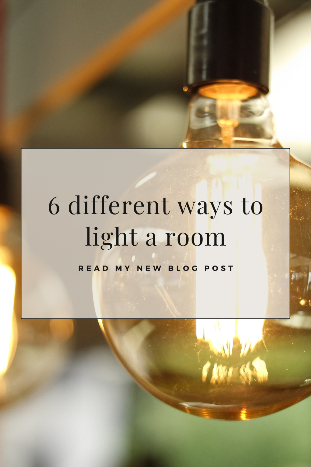 6 different ways to light a room