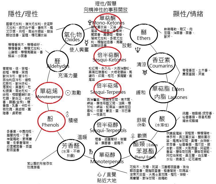 精油的化學結構