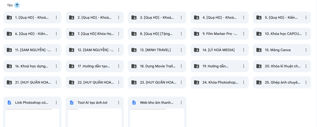 ➜ TỔNG HỢP TẤT CẢ CÁC TÀI LIỆU 