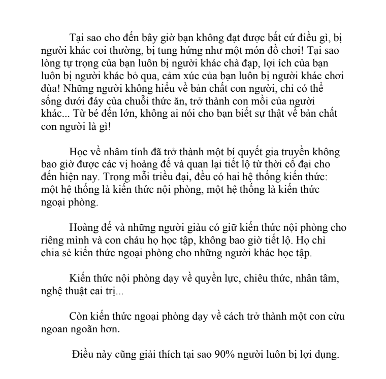 THIÊN THƯ TUYỆT MẬT NHÂN TÍNH