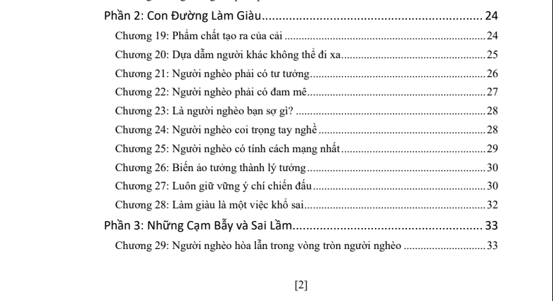 LOGIC CỦA NGƯỜI NGHÈO