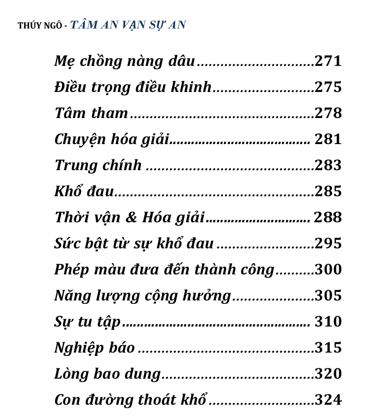 TÂM AN VẠN SỰ AN : CHIẾC CHÌA KHÓA HÓA GIẢI KHỔ ĐAU VÀ MỞ RA BÌNH YÊN NỘI TÂM