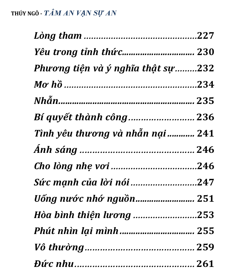 TÂM AN VẠN SỰ AN : CHIẾC CHÌA KHÓA HÓA GIẢI KHỔ ĐAU VÀ MỞ RA BÌNH YÊN NỘI TÂM