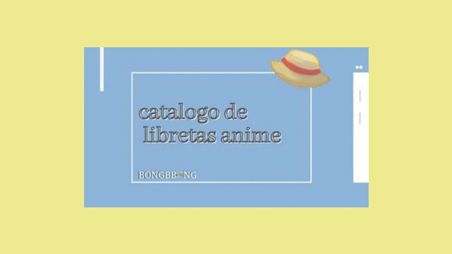 Catalogo de  Posters y Libretas Anime