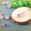 Dây chuyền đá thô TA tím