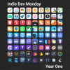 Indie Dev Monday Year 1 “Rainbow Sort” Tee designed by me