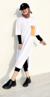 67.kaos tunik polos oversize