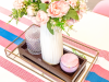 1pc Bali Rectangle Wood Candle Holder