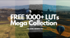 FREE 1000+ LUTs Mega Collection for Adobe Premiere Pro