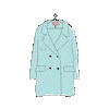 drop Shoulder Waffle Knit Coat