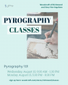 Take a pyrography class from me!
