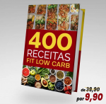 400 receitas fit lowcarb R$9,90