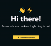 Log in with Lightning