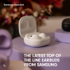 The latest top of the line earbuds from Samsung