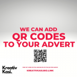 We can add QR Codes to Your Advert