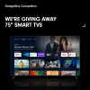 We're giving away 75" Smart TVs
