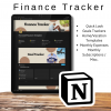 NEW | Finance Tracker | Notion Template