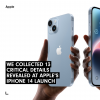 We collected 13 critical details revealed at Apple's iPhone 14 launch