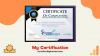 My Certification of Digital Marketing