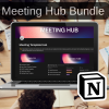 New | Meeting Home Hub | Notion Bundle