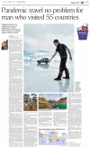 ST Article- Pandemic Travel to 55 Countries