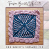 Intertwined Lattice Square - LoveCrafts