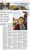ST Article- 10 Money-saving tips from 30 months travelling