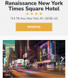 Rennaissance Hotel, Times Square