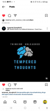 Tempered thoughts instagram