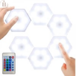 Kit 6 luz colmeia RGB