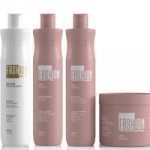 Combo Escova Progressiva Fashion Gold 500g + Protect Poo 500g