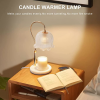 Tonyang.luu Candle Warmer Lamp, Elegant Design Lamp Candle Warmer, Idea Gift for Home Decor, Dimmable Candle Warming Lamp for Jar Candles, Marble Base & Opal Glass Lampshade