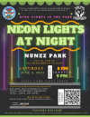 Neon Lights at the Park (Dino Nights) | Nuñez Park | San Bernardino, CA