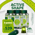 Combo 03 Unidades Active Shape 60 Capsulas - Acquafit - Promoção