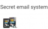 Secret email system
