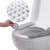 Plush Warm Thick Padded Toilet Seat Cover