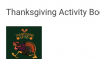 Thanksgiving activity book