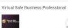 Virtual Safe Business Professional