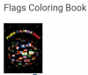 Flags coloring book.