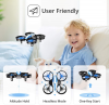 Holy Stone Mini Drone for Kids and Beginners RC Nano Quadcopter Indoor Small Helicopter Plane with Auto Hovering, 3D Flip, Headless Mode and 3 Batteries, Great Gift Toy for Boys and Girls, Blue