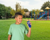 Sakar Nerf Walkie Talkie for Kids Fun at The Touch of A Button, Set of 2, 1000' Range, Rugged Pair Battery Powered Gray Blue & Orange