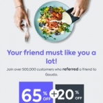 Gousto 65% discount
