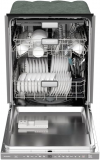 SHARP Smart Dishwasher Works with Alexa. Includes LED Interior lights, Stainless Steel interior, Heated Dry with Fan Assist, Wash Zone cleans half load on either rack, Adjustable Third Rack