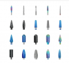 67 styles carbide nail drill bits