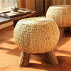 Handwoven Rattan Bedroom Stool
