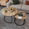 Round Coffee Table Wood