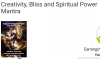 Creativity bliss and spiritual power mantra.