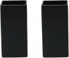 Black Ceramic Vases
