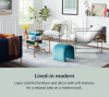 Layer colourful furniture.